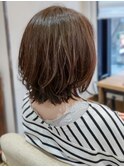 本八幡×ミディアムレイヤー×ウェットスタイリング