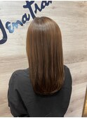 ワンレンダメージレス酸性ストレート