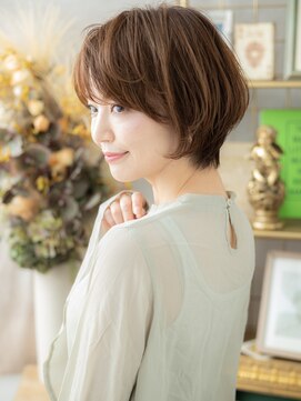 カバーヘア ブリス 大宮西口(COVER HAIR bliss) アシンメトリーナチュラルマッシュショートc3大宮20代30代40代