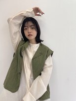 リブレ(LIBRE+hp)&nbsp;外ハネボブ　シースルーバング