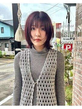ヘアメイクエイト 丸山店(hair make No.8) ◆担当：岩切祐樹◆ミディアムフェイスレイヤー