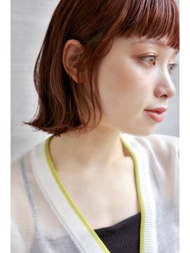 レクタ(RECTA) アッシュブラウングレーベージュショートボブ切りっぱなしボブ4