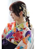 20代・30代・40代にオススメ☆袴*編みおろしスタイル♪