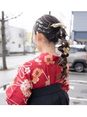 秋田市ヘアセット・着付け・お呼ばれアレンジ・結婚式