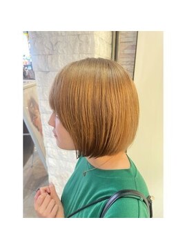 アース 熊本下通店(HAIR & MAKE EARTH) ワンブリーチのミルクティーベージュ♪