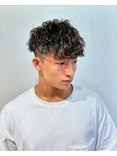 クレアメンズ 横浜能見台(CREA men's) 横浜メンズメッシュハイライトカラーパーマスペインカール眉毛