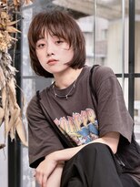 ハーバーズ バイ エムスラッシュ 鎌倉由比ヶ浜(Harbors by M.SLASH)&nbsp;ショートレイヤー/ウルフショート/マッシュボブ/暗髪/鎌倉