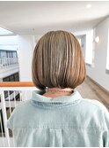 アンブレラカラーのボブ/ショートカット/20代/30代/40代