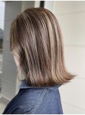 大人かっこいいハイライトブリーチ