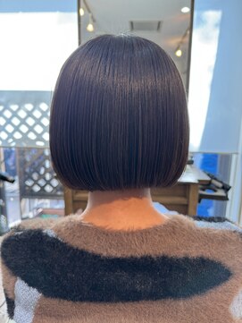 【rocco】   　ミニボブ×アッシュグレージュ