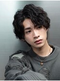 ミディアム波巻きスパイラルパーマ
