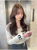 くすみベージュ×姫カットレイヤー×韓国風巻き【ayana】