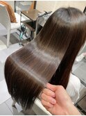 髪質改善トリートメント*美髪縮毛矯正*シルクレイヤーカット