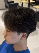 エデアンルクラ 下通(EDEAN Leclat)&nbsp;熊本フェザーパーマ ニュアンス 毛流れ MEN'S HAIR