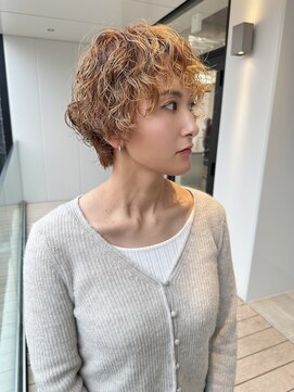 ホロ(hollo) プードルパーマボブパーマスパイラルパーマ