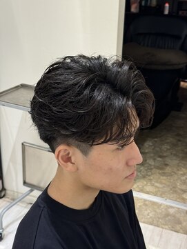 バース 梅田中崎町店(BIRTH) ニュアンスパーマフェザーパーマセンターパートワンカールパーマ