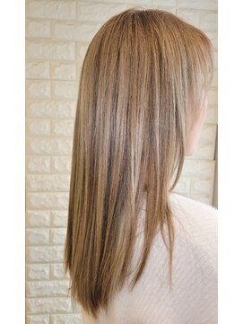 松本平太郎美容室 国立店 40代50代60代×顔周りレイヤーロング×イノアカラー