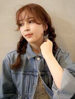 ソルト 舞鶴店(Salt)&nbsp;オレンジベージュ/カジュアルアレンジ