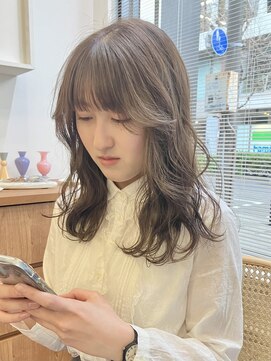 グリップ(GRIP) ブリーチなしカラーアッシュベージュ透明感カラー/オオタユキ