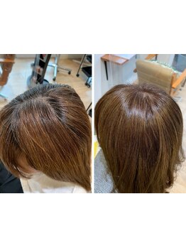 あえて白髪を活かす白髪ぼかしは若見えとオシャレが両方叶う◎30代～のファーストグレイの方にもオススメ◇