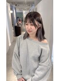 透明感インナーカラー!