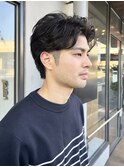 大人かきあげヘア