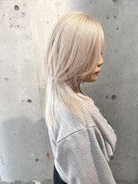 ラニヘアサロン(lani hair salon)&nbsp;ミルクティーカラー/ブリーチ/レイヤーカット/ブロンドカラー