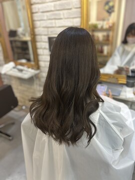 シャルム(charme) グレージュ　透明感カラー　黒髪