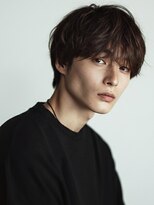 アンド アノン(and anon)&nbsp;ブラウンカラー メンズカット マッシュ 無造作ヘア 20代