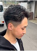 フェザーパーマ メンズパーマ 刈り上げ &nbsp;バーバースタイル