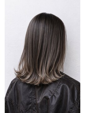 ホロ(holo-) つるりんちょ髪質改善カラー×ミディアム