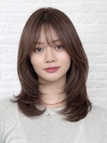ロビー 表参道(ROBBY) 簡単内巻きミディアムヘア大人レイヤーカット30代40代50代表参道