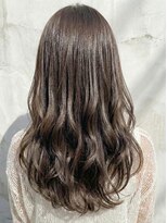 ルノヘアー(Lunohair)&nbsp;ツヤ感◎グレージュ×髪質改善ストレート/艶カラー/ブリーチなし