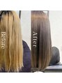 スリールヘアー 鹿児島天文館店(suri-ru hair)&nbsp;ダメージ毛やくせ毛さんも相談ください。質感が変わります
