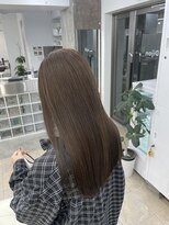 ディジョン 自由ヶ丘(Dijon)&nbsp;韓国顔まわりレイヤーカットグレージュオリーブベージュブラウン