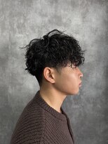 スピン 本八幡(SPIN)&nbsp;MEN’S HAIR/サーフカール/刈り上げセンターパート/本八幡