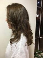 ヘアー アイス カンナ(HAIR ICI Canna)&nbsp;グレージュ×透け感×ハイライト