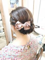 ロカット サロン(Roquat Salon) シンプルアップアレンジ【ブライダルヘアメイク 立川/立川南】