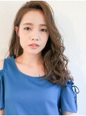 ★大人かわいいグレージュ3Dカラーロング★