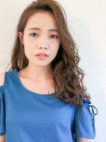 ヴェスパー(Vesper) ★大人かわいいグレージュ3Dカラーロング★