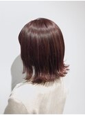 【ADDICT_YuuYa】バレアージュ_ウォームピンク_大人ボブ
