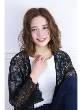 シェア 天王寺(share) share by wealstar ワンサイドショートミディアムボブ