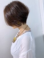 マグ ギンザ(mag ginza) 30、40代にオススメ☆イルミナカラー×前髪なしショート