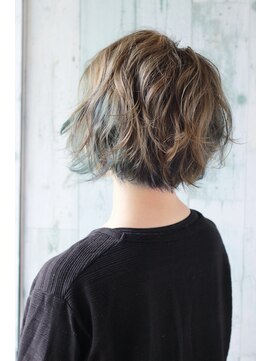 ニールラボー(NIELLE LA'BO) ＊インナーデザインアシメショートボブ＊