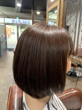 レリーヘアーデザイン(lelie hair design) 【lelie 嵩下】梅雨に負けない!ナチュラルボブ