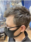 ツーブロック アップバングスタイル