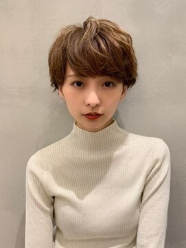 オーブ ヘアー マリィ 福島店(AUBE HAIR marie) AUBE HAIR_マッシュパーマ×ビターブラウン