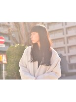 らふる其の二&nbsp;ワイドバング ぱっつんロング