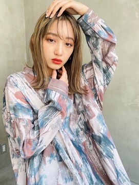 アルテ(ARTE) 【ARTE表参道/青山】大人可愛いレイヤー×ハイトーンベージュ