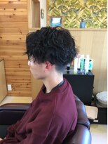 カットイン スロータイムズ(cut inn slow times)&nbsp;センターパートスパイラルパーマ